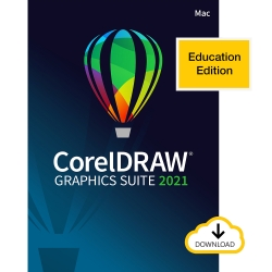 CorelDRAW Graphics Suite 2021 PL - MAC - lic. dla Uczniów, Studentów i Nauczycieli, WIECZYSTA, elektroniczna