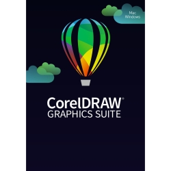 CorelDRAW Graphics Suite 2023  WIN/MAC (NIE zawiera 1 Yr CorelSure Maint.)- lic. kom., wieczysta - elektr. - 1 - LIC