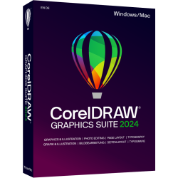 CorelDRAW Graphics Suite 2024 (PL- Multi)  - Win/Mac - lic. kom., wieczysta - 1 - LIC. - BOX