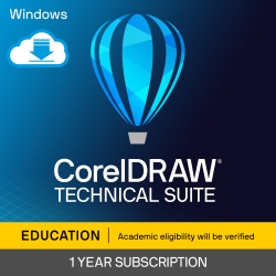 CorelDRAW Technical Suite 2024 Education - (Win/Mac) - lic. EDUKACYJNA, SUBSKRYPCJA 1,2,3 lata- elektroniczna DLA INSTYTUCJI EDUKACYJNEJ  - ODNOWIENIE